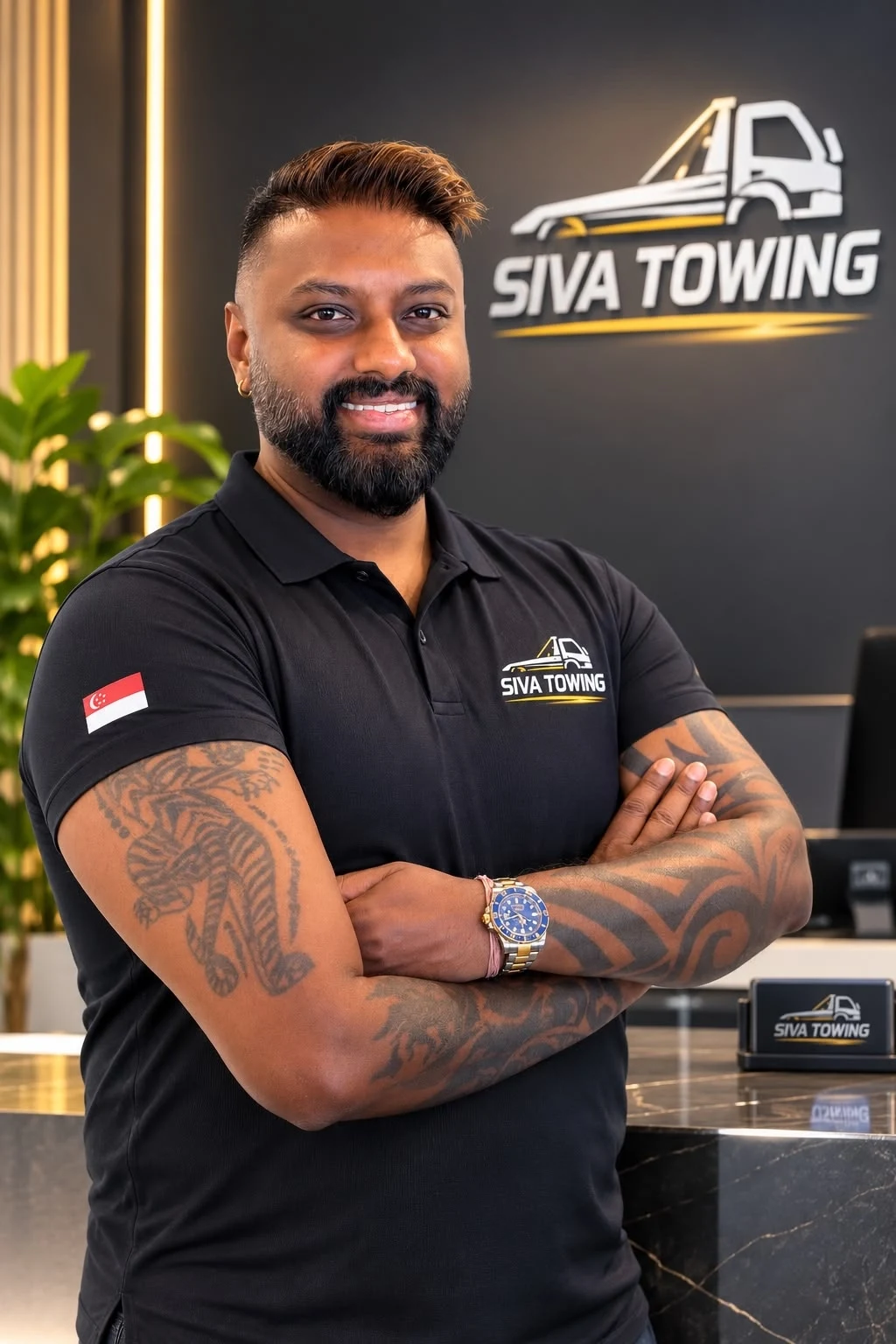 Sivaprakash Jayapragasam, founder of Siva Towing and Transportation